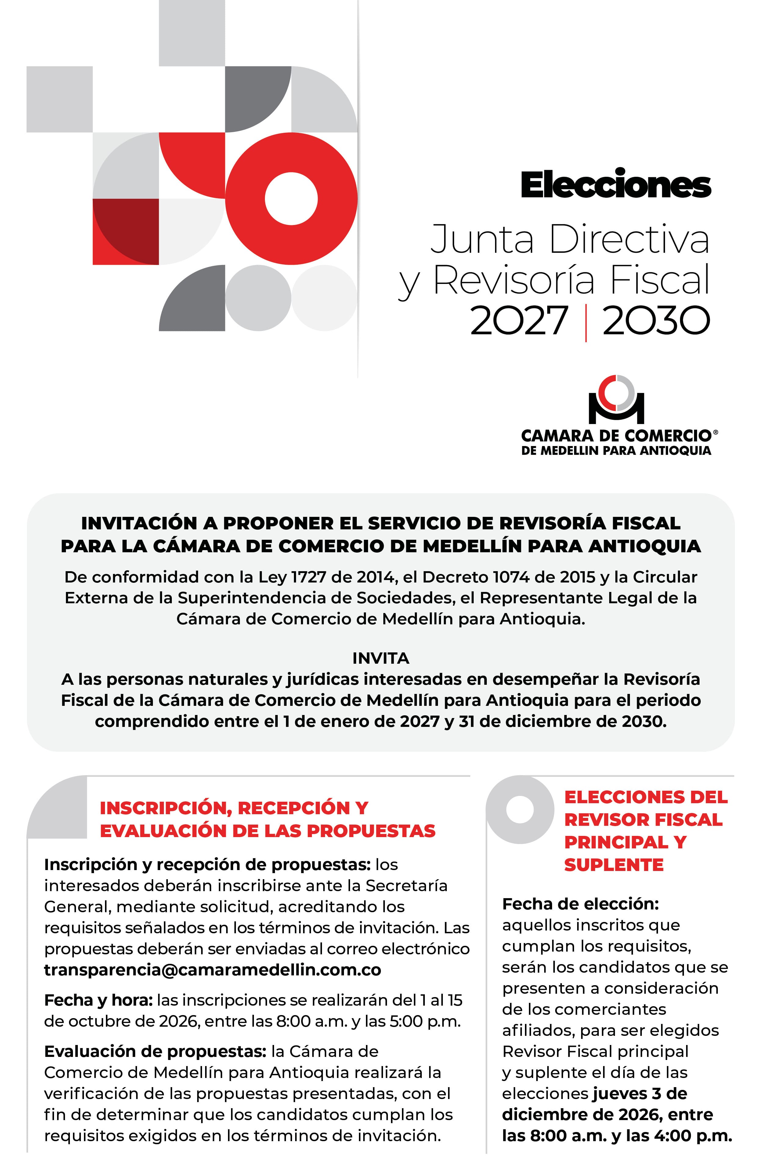 Invitación Proponer Servicio Revisoría Fiscal