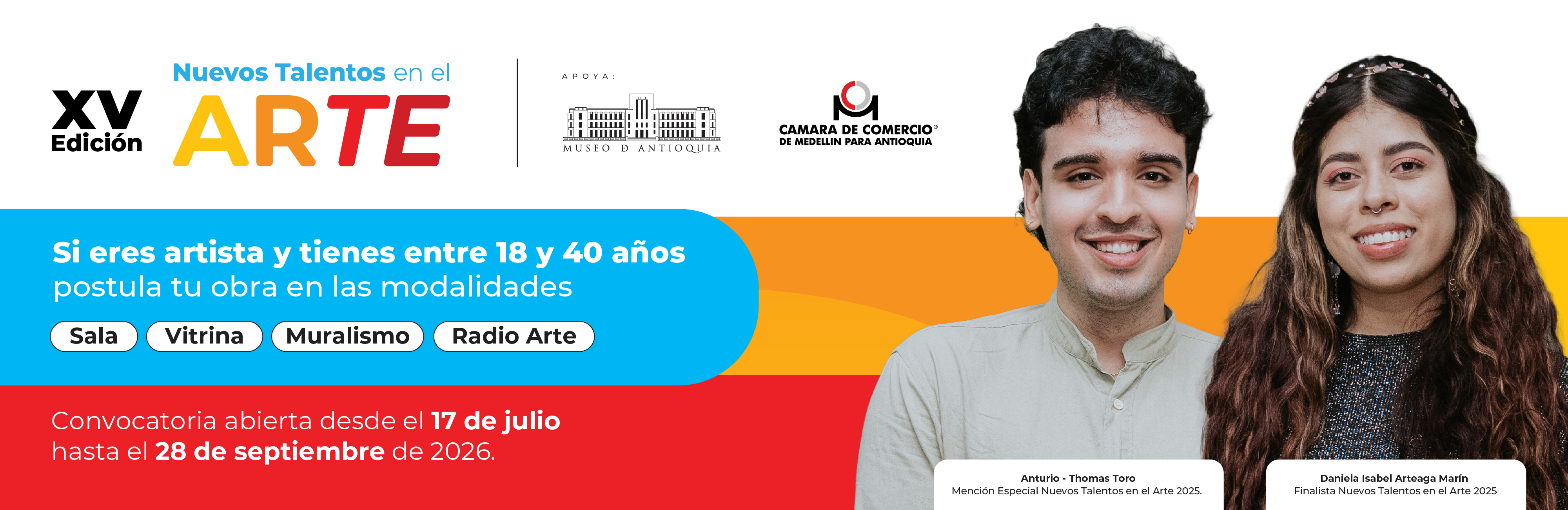 Convocatoria Nuevos Talentos en el Arte