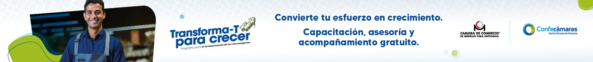 Transfórmate para crecer